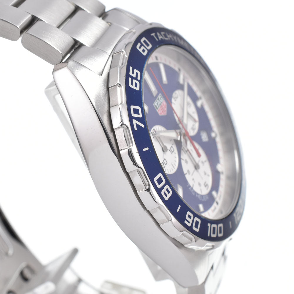 with paper TAG HEUER Formula 1 CAZ1018.BA0842 Chronograph Date blue Dial Quartz Men's
 Watch N#151200