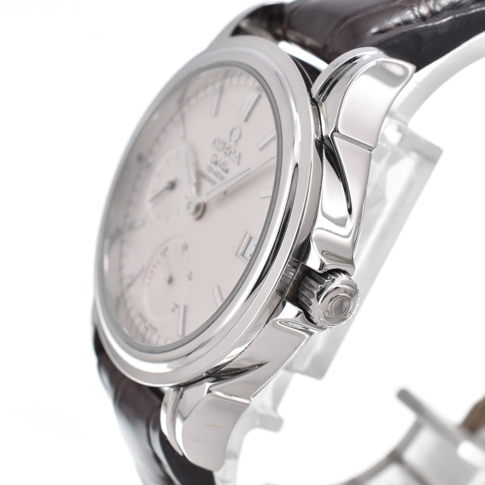 with paper OMEGA De Ville Coaxial 4863.31.32 Silver Dial Automatic Men's
 Watch N#151202