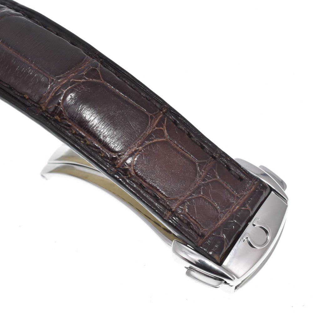 with paper OMEGA De Ville Coaxial 4863.31.32 Silver Dial Automatic Men's
 Watch N#151202