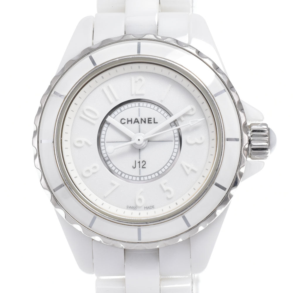 CHANEL J12 H3705 white Dial Quartz Ladies
 Watch N#151204