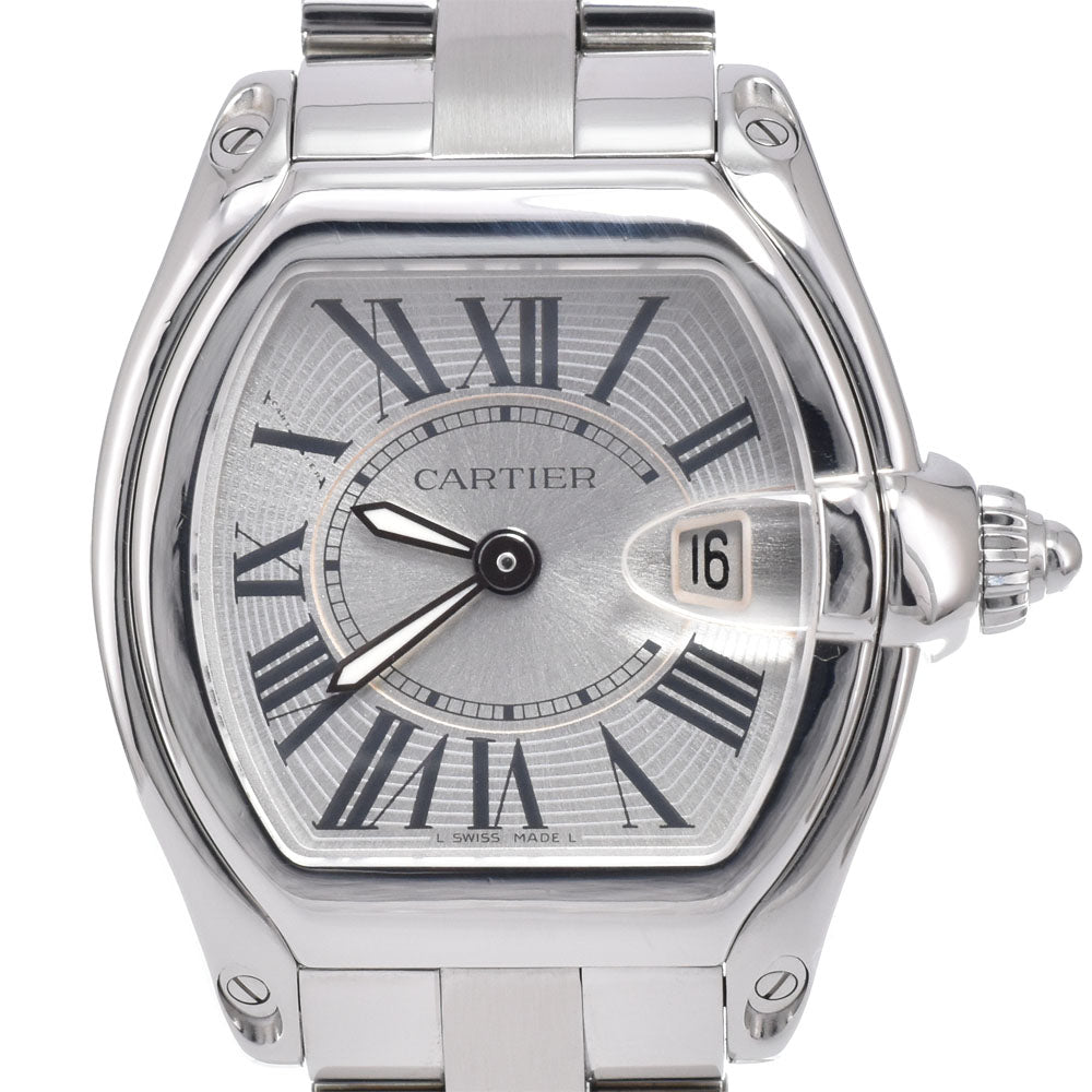 with paper CARTIER Roadster SM W62016V3 Silver Dial Quartz Ladies
 Watch N#151208