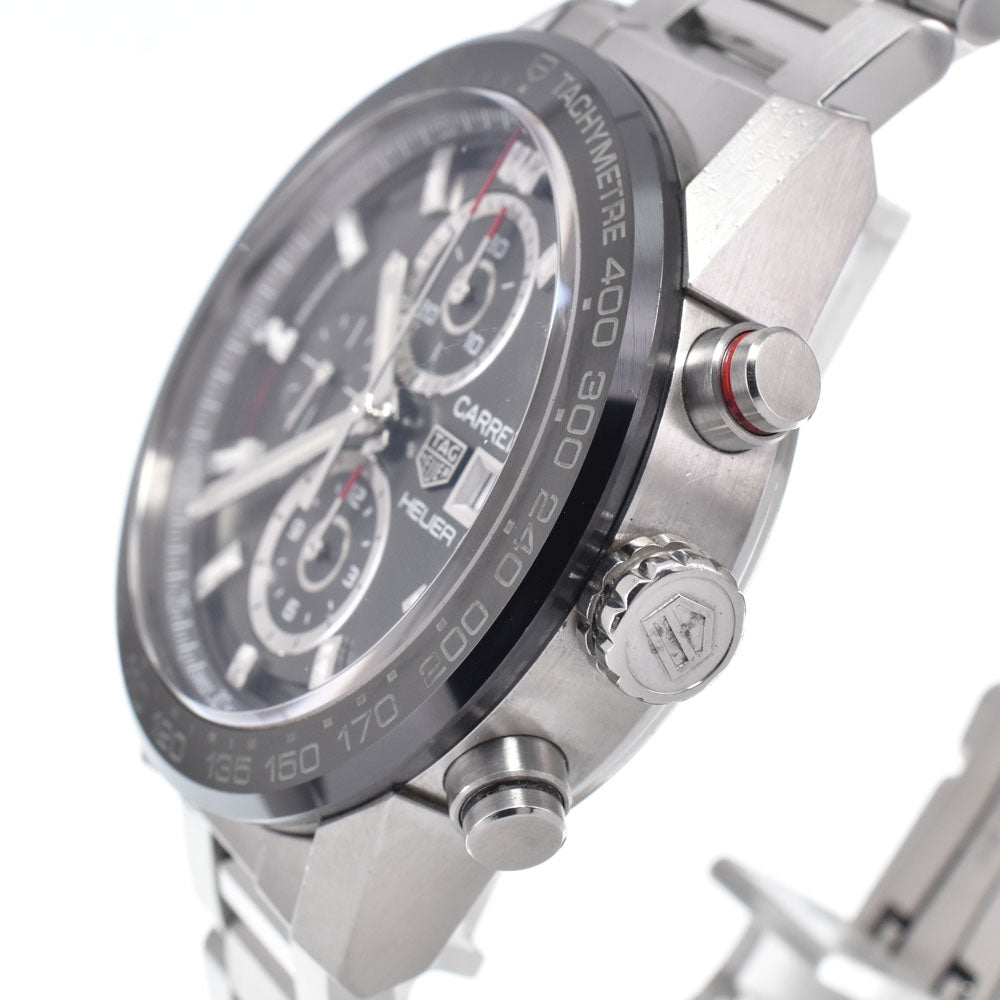 with paper TAG HEUER Carrera CAR201W.BA0714 Chronograph Date gray Dial Automatic Men's
 Watch O#151210