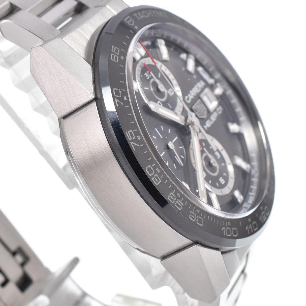 with paper TAG HEUER Carrera CAR201W.BA0714 Chronograph Date gray Dial Automatic Men's
 Watch O#151210