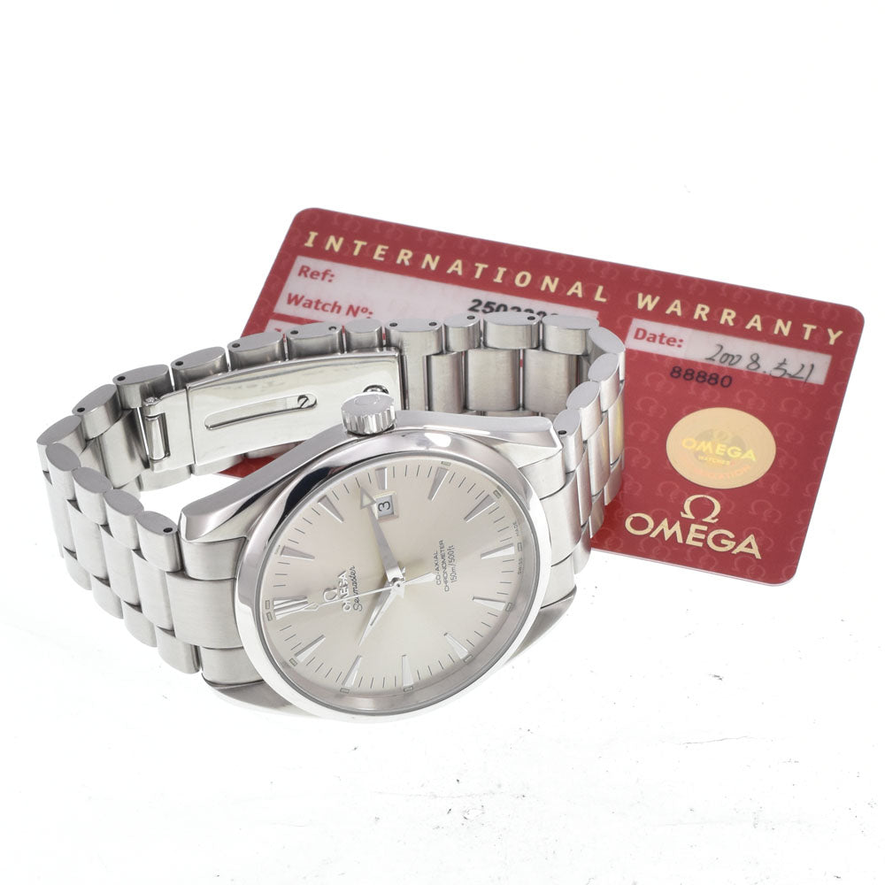 with paper OMEGA Seamaster 2502.30 Date Silver Dial Automatic Men's
 Watch M#151216