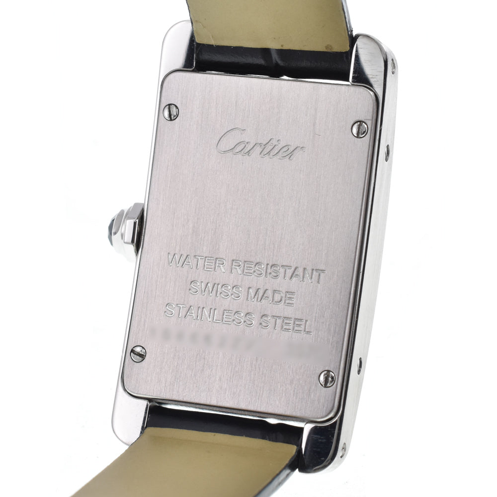 with paper CARTIER Tank American SM WSTA0016 Silver Dial Quartz Ladies
 Watch M#151217