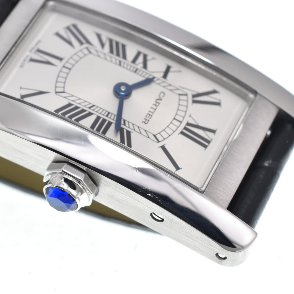 with paper CARTIER Tank American SM WSTA0016 Silver Dial Quartz Ladies
 Watch M#151217