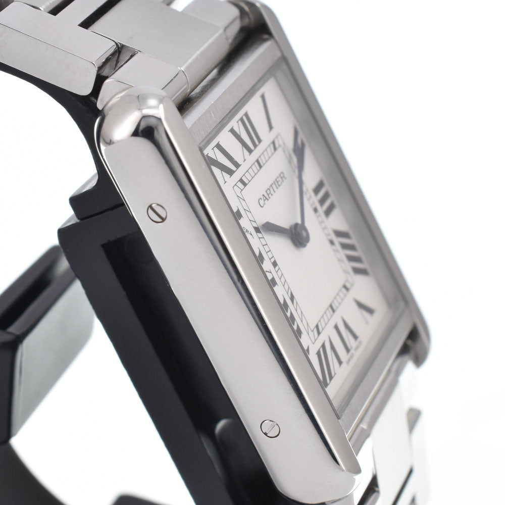 with paper CARTIER Tank solo W5200013 Silver Dial Quartz Ladies
 Watch M#151220