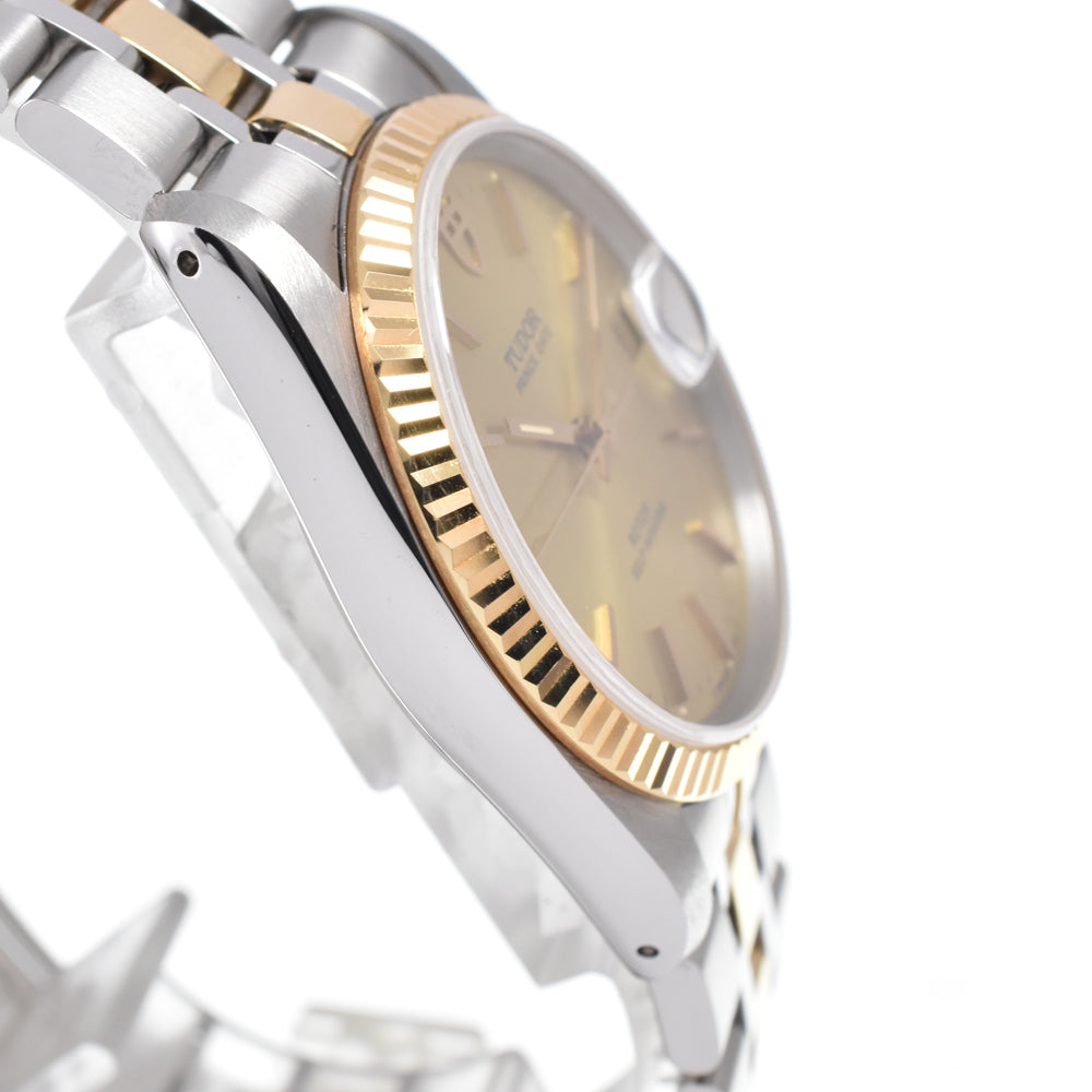 with paper TUDOR Prince Oyster Date 74033 gold Dial Automatic Men's
 Watch M#151230