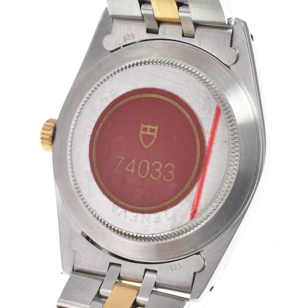 with paper TUDOR Prince Oyster Date 74033 gold Dial Automatic Men's
 Watch M#151230