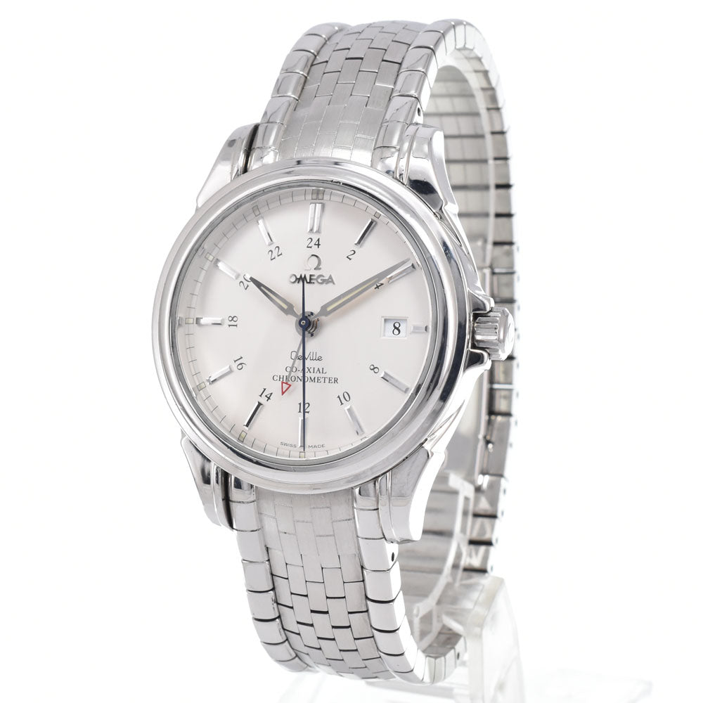 with paper OMEGA De Ville Prestige Coaxial 4533.31 Silver Dial Automatic Men's
 Watch N#151241