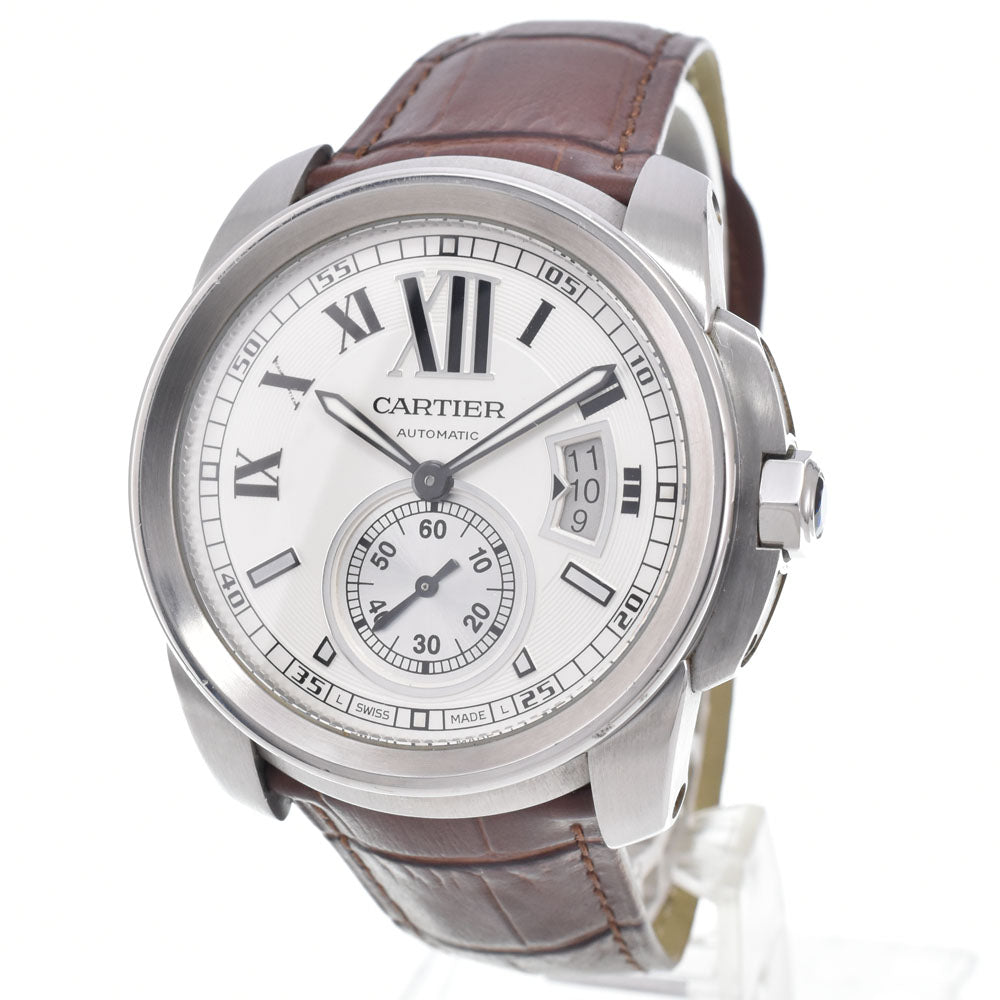 CARTIER Calibur de Cartier W7100037 Small second date Silver Dial Automatic Men's
 Watch N#151249