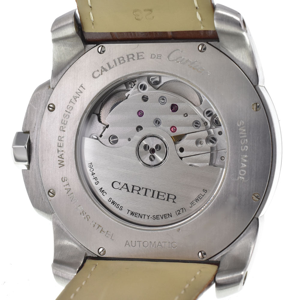 CARTIER Calibur de Cartier W7100037 Small second date Silver Dial Automatic Men's
 Watch N#151249