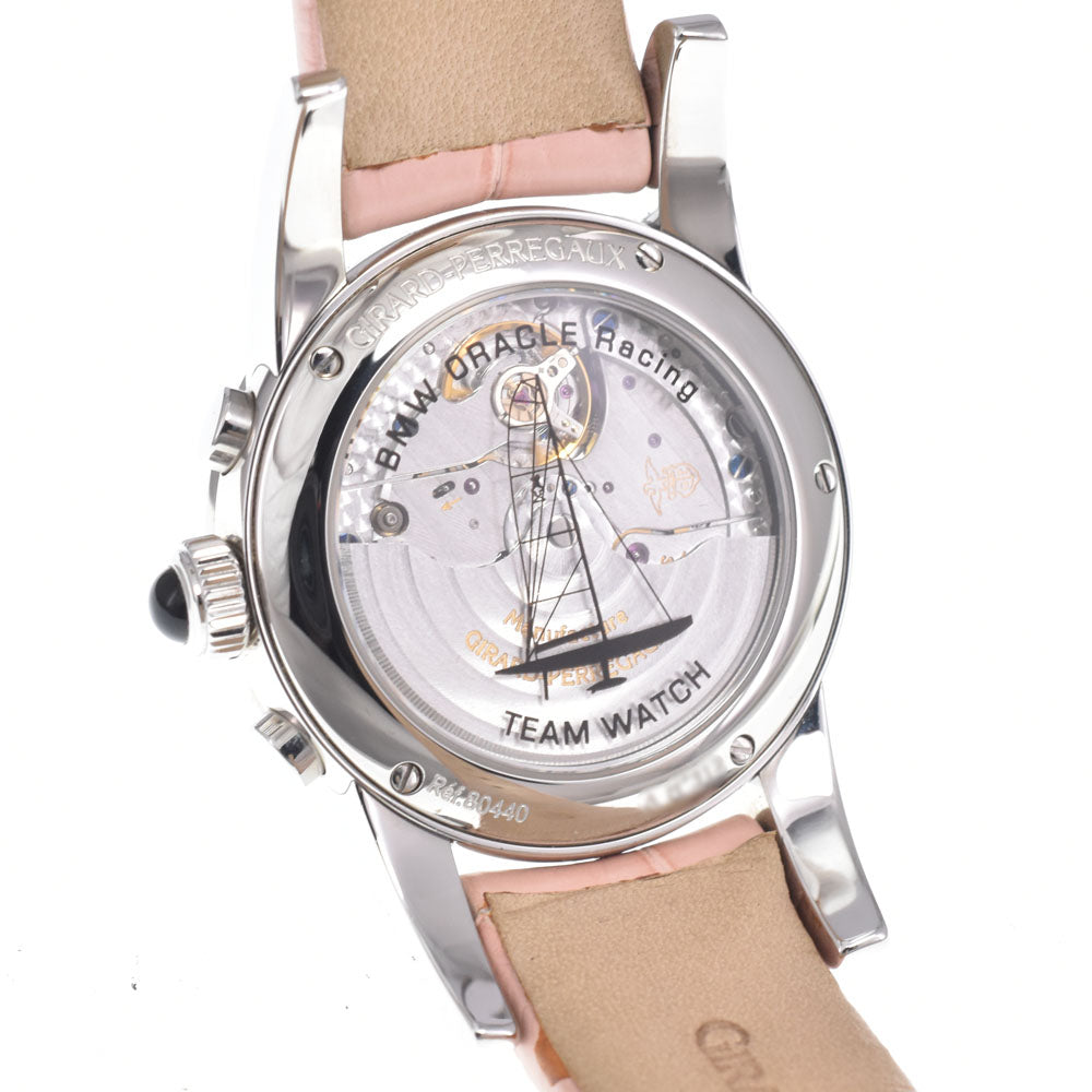 with paper GIRARD-PERREGAUX BMW Oracle Racing 80440D11A712-0 Diamond Bezel white Dial Automatic Ladies
 Watch N#151252