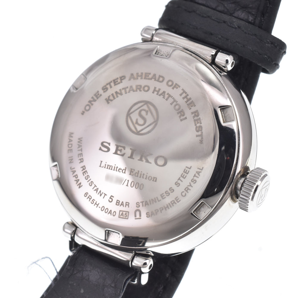 with paper SEIKO Presage 6R5H-00A0/SART001 Kintaro Hattori First Generation Laurel Commemorative Limited Edition Model white Dial Automatic Men's
 Watch N#151255