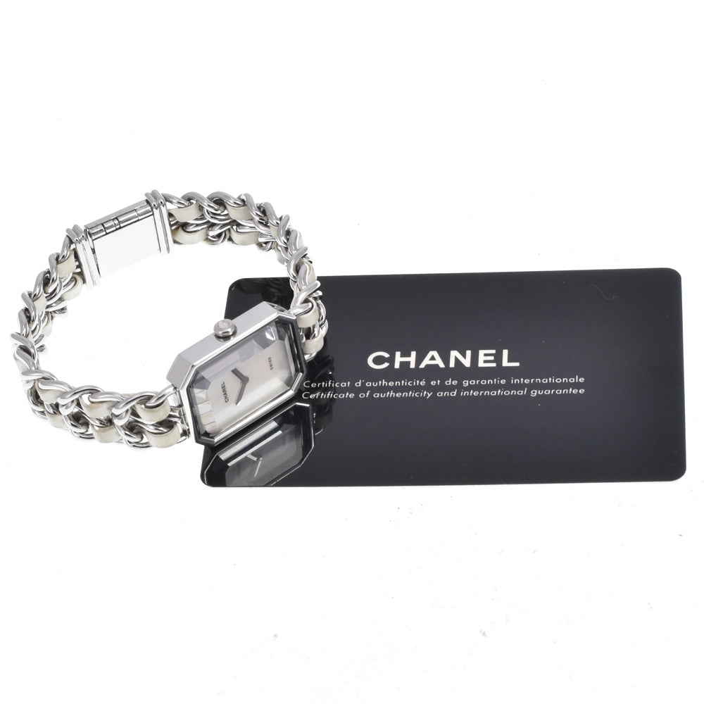 with paper CHANEL Premiere L H1639 White shell Dial Quartz Ladies
 Watch M#151257