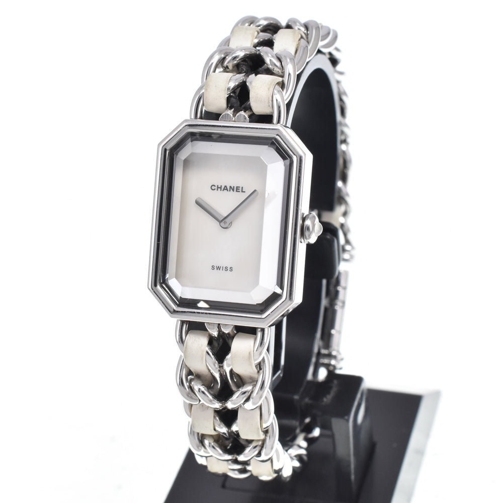 with paper CHANEL Premiere L H1639 White shell Dial Quartz Ladies
 Watch M#151257