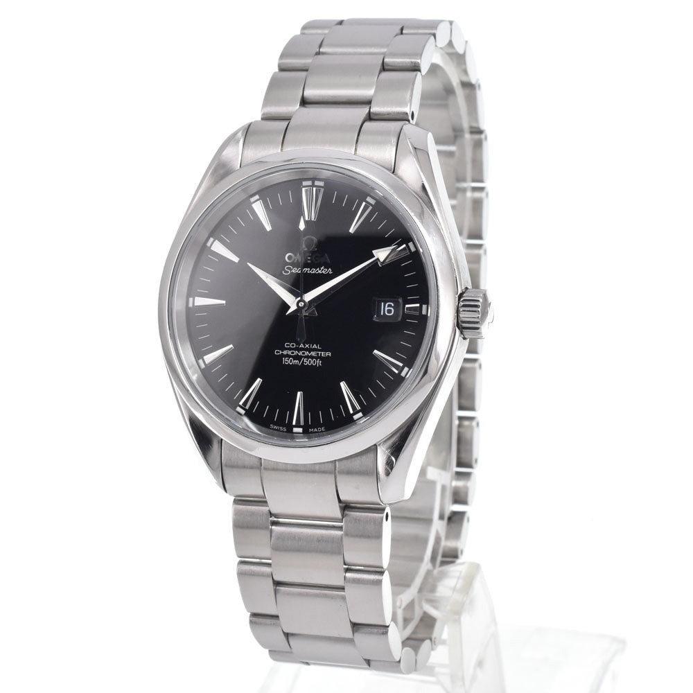 with paper OMEGA SeamasterAqua Terra 2503.50 Date black Dial Automatic Men's
 Watch N#151259