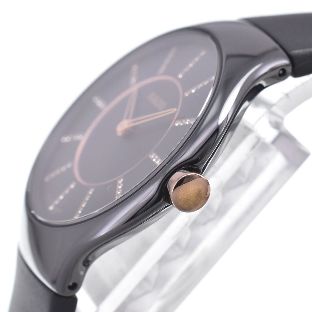 with paper RADO True R27742709 Index diamond black Dial Quartz Ladies
 Watch N#151262