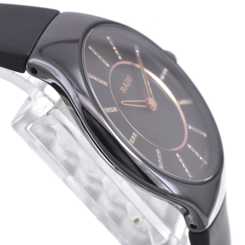 with paper RADO True R27742709 Index diamond black Dial Quartz Ladies
 Watch N#151262