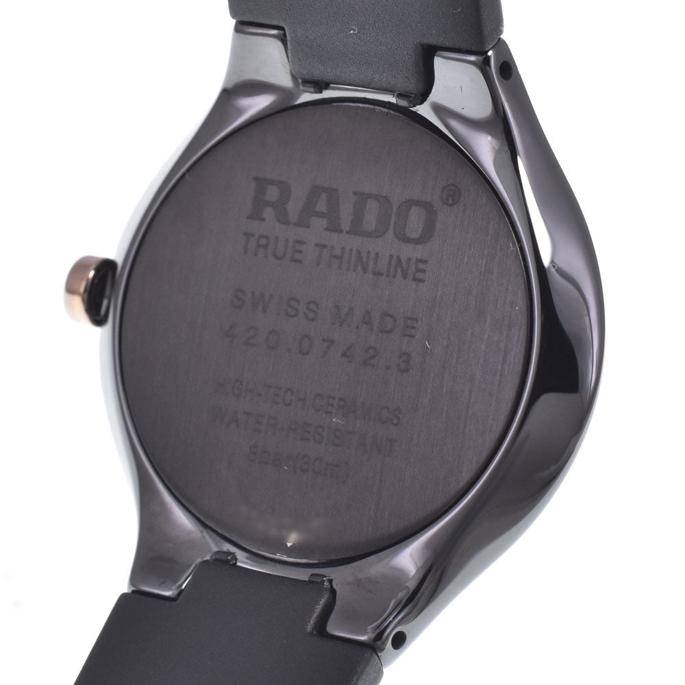 with paper RADO True R27742709 Index diamond black Dial Quartz Ladies
 Watch N#151262
