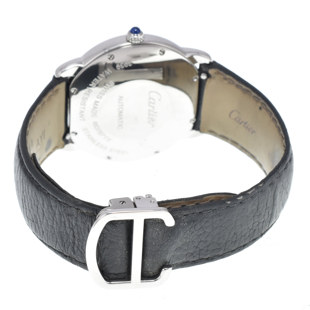with paper CARTIER Rondo Solo de Cartier WSRN0021 Silver Dial Automatic Men's
 Watch N#151264