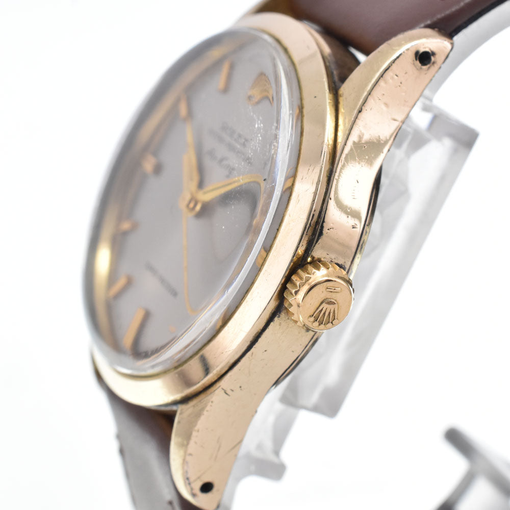 ROLEX Air King Oyster Perpetual 5506 vintage Cal.1530 Silver Dial Automatic Men's
 Watch N#151266