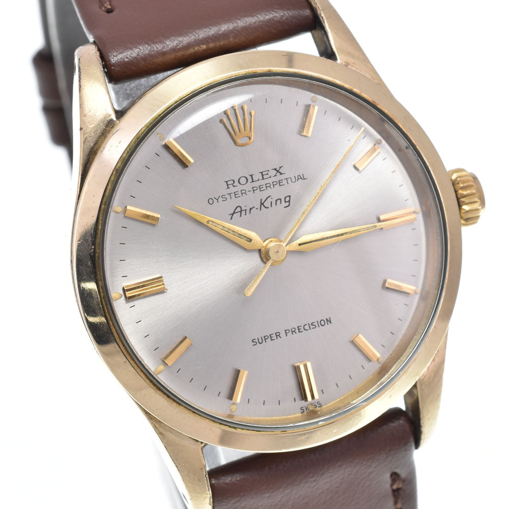 ROLEX Air King Oyster Perpetual 5506 vintage Cal.1530 Silver Dial Automatic Men's
 Watch N#151266