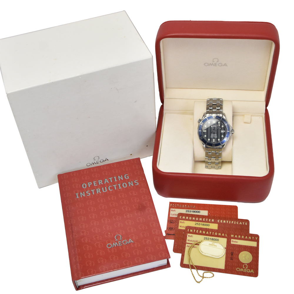 with paper OMEGA Seamaster 300M Professional 2531.80 blue Dial Automatic Men's
 Watch O#151267