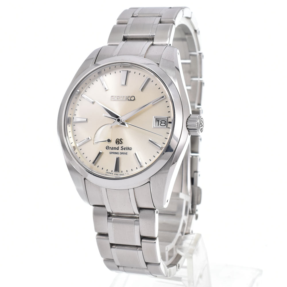 SEIKO Grand Seiko SBGA001/9R65-0AA0 Power reserve date Silver Dial Spring drive Men's
 Watch N#151268