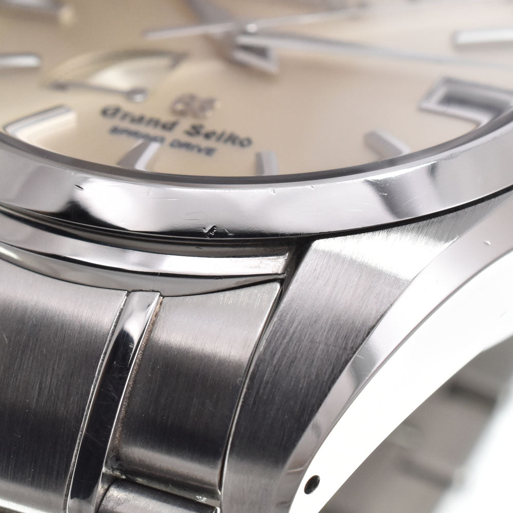 SEIKO Grand Seiko SBGA001/9R65-0AA0 Power reserve date Silver Dial Spring drive Men's
 Watch N#151268
