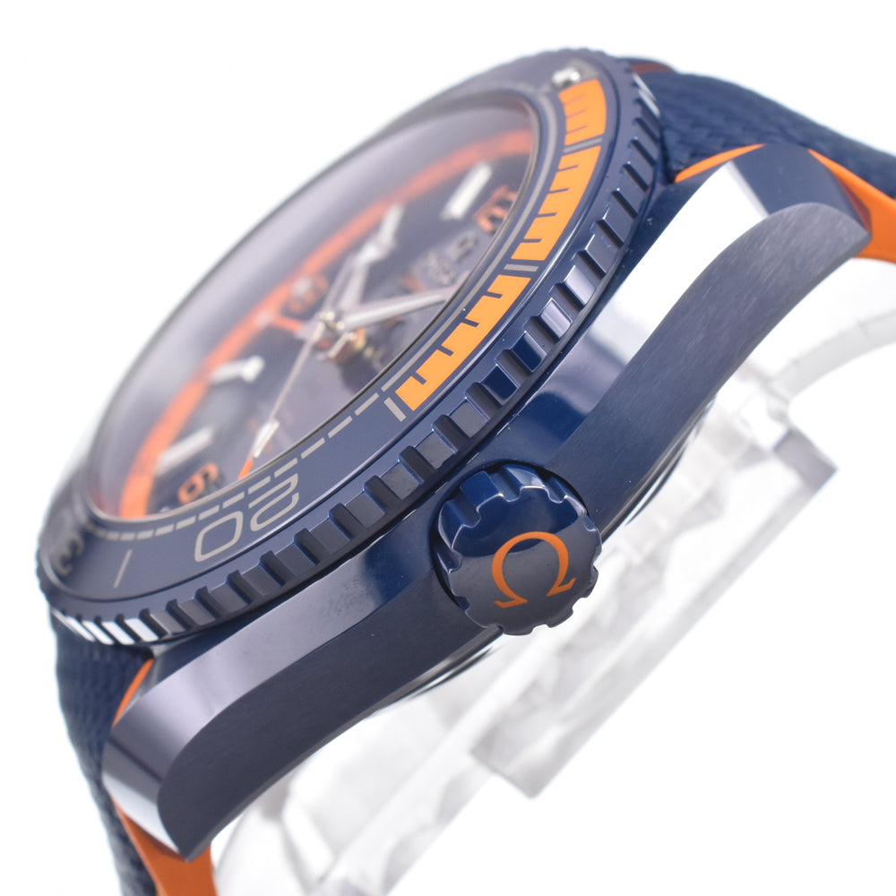 with paper OMEGA Seamaster Planet Ocean 215.92.46.22.03.001 blue Dial Automatic Men's
 Watch M#151269