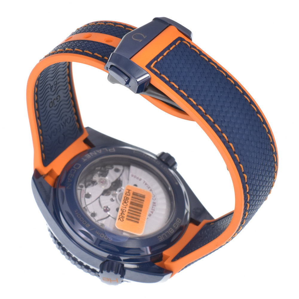 with paper OMEGA Seamaster Planet Ocean 215.92.46.22.03.001 blue Dial Automatic Men's
 Watch M#151269