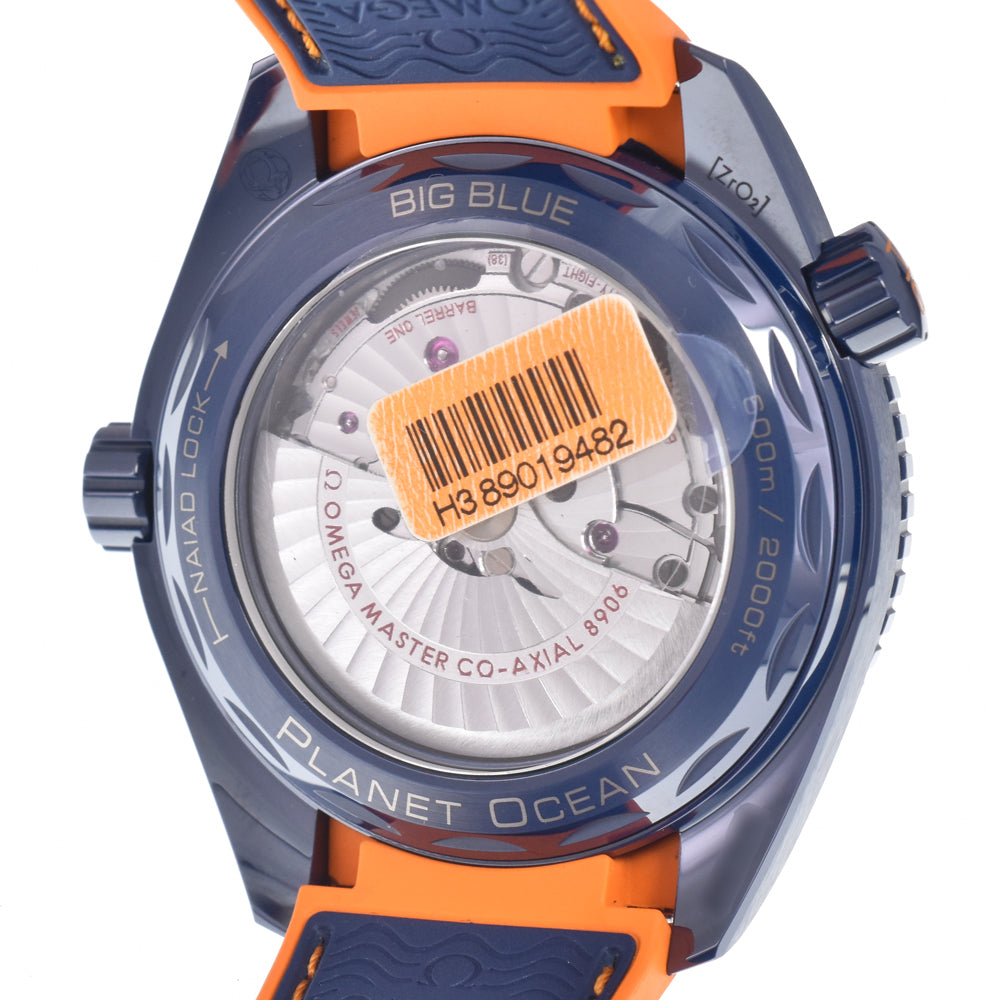 with paper OMEGA Seamaster Planet Ocean 215.92.46.22.03.001 blue Dial Automatic Men's
 Watch M#151269