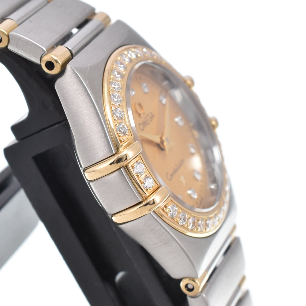 OMEGA Constellation 1267.15 diamond gold Dial Quartz Ladies
 Watch O#151272