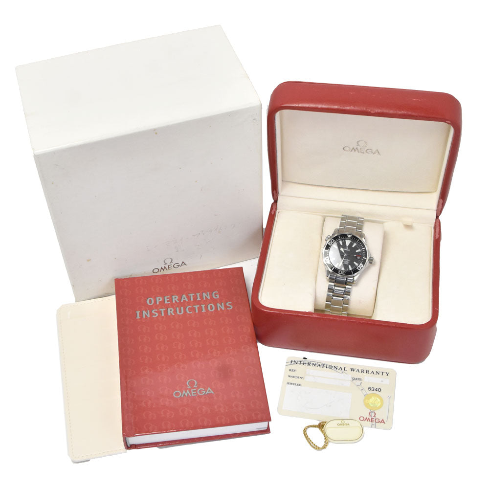 with paper OMEGA Seamaster 300M 2252.50 black Dial Automatic Unisex
 Watch N#151274