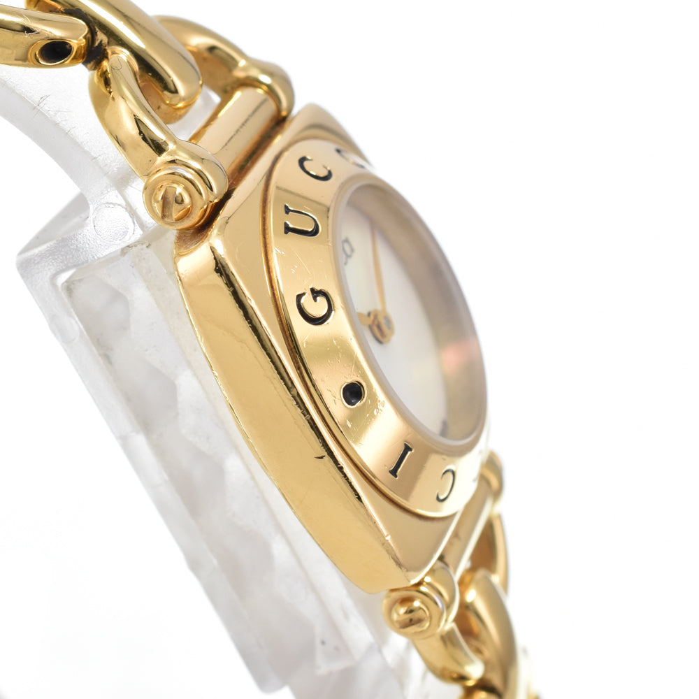 GUCCI Horsebit 6400L White shell Dial Quartz Ladies
 Watch O#151277