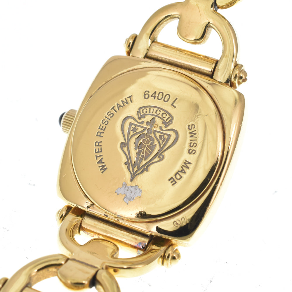 GUCCI Horsebit 6400L White shell Dial Quartz Ladies
 Watch O#151277