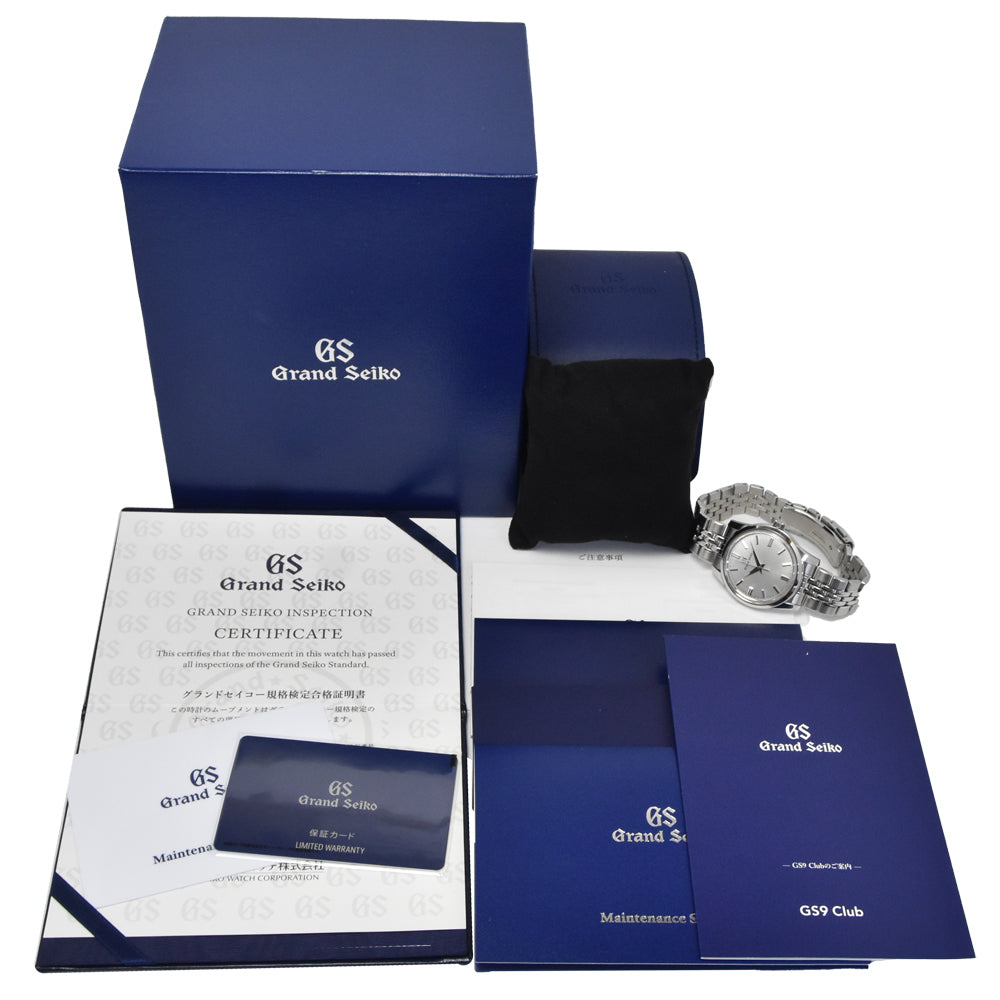 with paper SEIKO Grand Seiko SBGW305/9S64-00Z0 Silver Dial Hand Winding Men's
 Watch N#151279