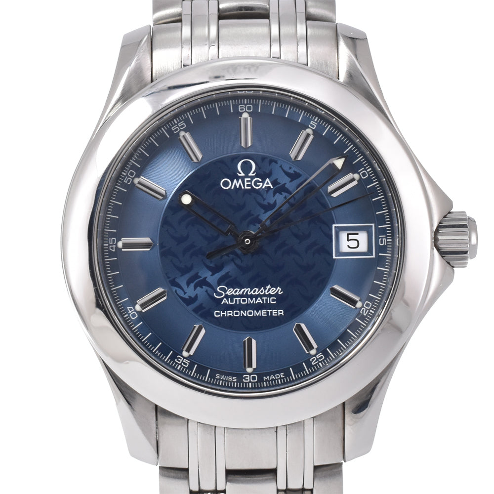 with paper OMEGA Seamaster Chronometer Jacques Mayol 2506.80 Limited to 3000 blue Dial Automatic Men's
 Watch N#151280