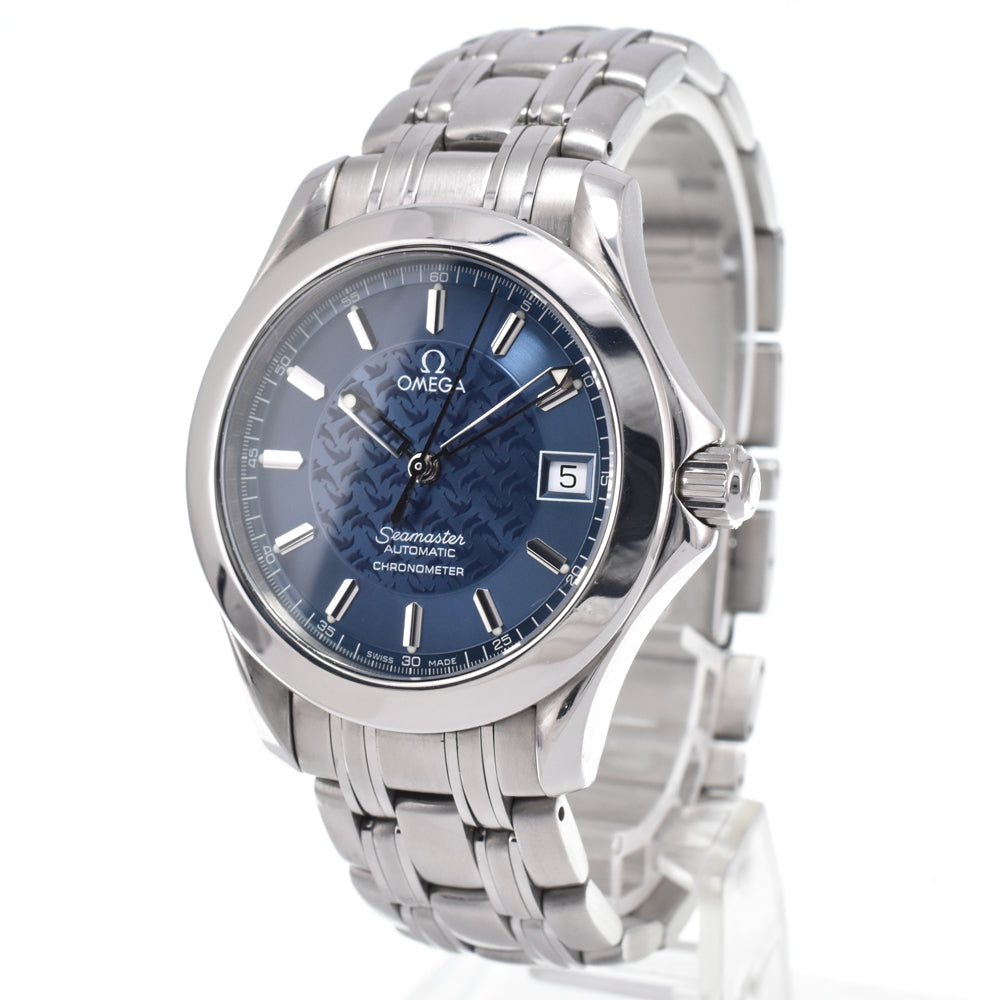 with paper OMEGA Seamaster Chronometer Jacques Mayol 2506.80 Limited to 3000 blue Dial Automatic Men's
 Watch N#151280
