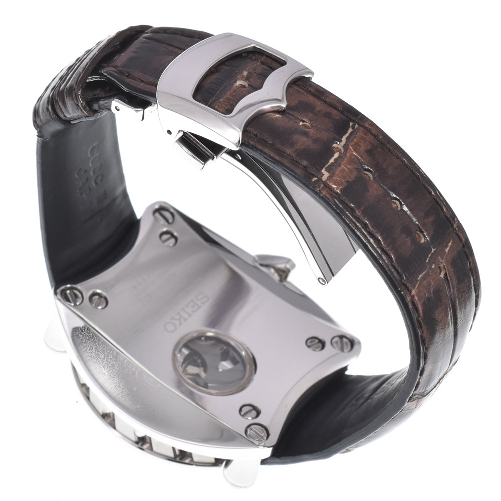 SEIKO Galante SBLM009/8L36-00C0 6P diamond Brown Dial Automatic Men's
 Watch N#151281