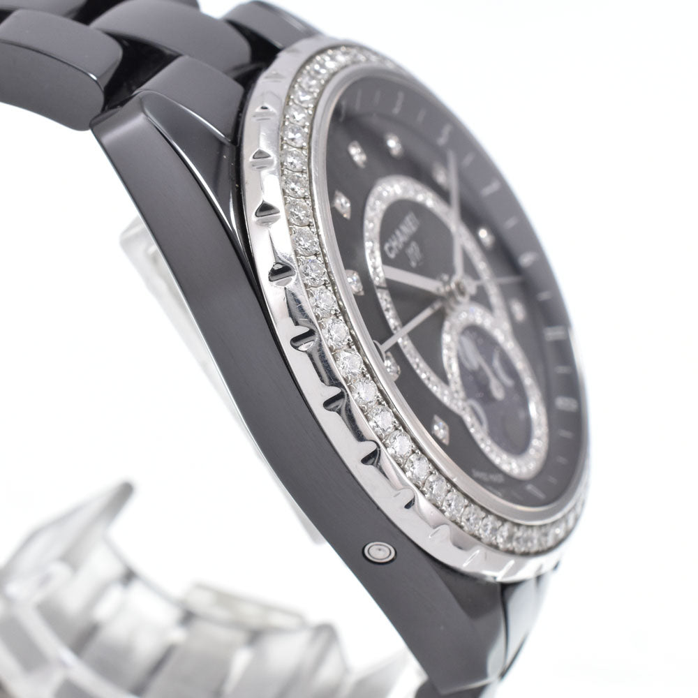 with paper CHANEL J12 H3407 diamond black Dial Automatic Men's
 Watch N#151282