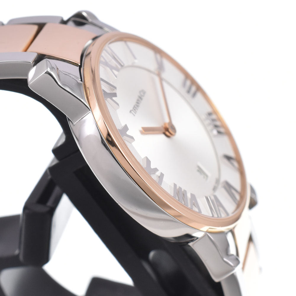 TIFFANY&Co. Atlas Dome Date Z1830 Silver Dial Quartz Ladies
 Watch N#151285