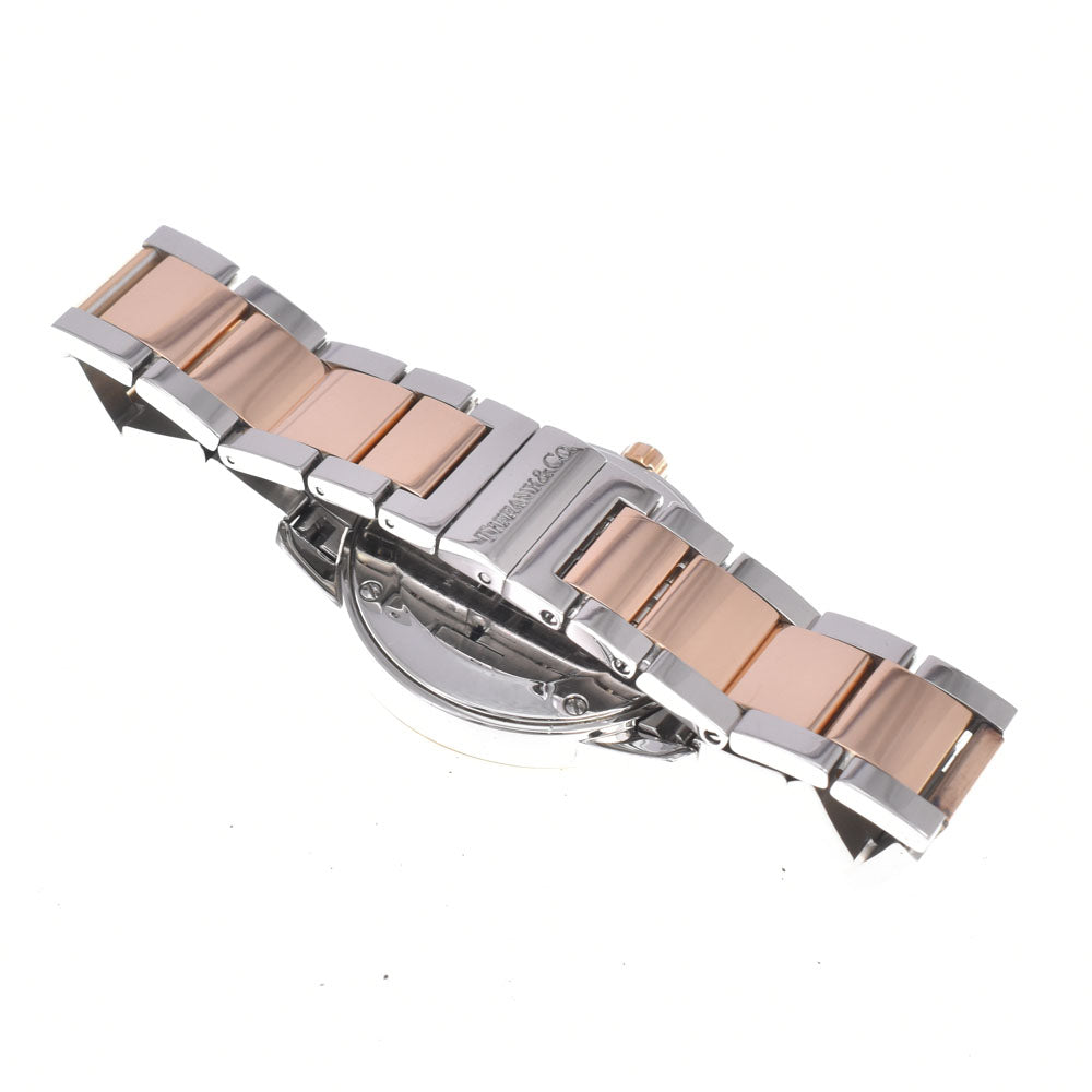 TIFFANY&Co. Atlas Dome Date Z1830 Silver Dial Quartz Ladies
 Watch N#151285