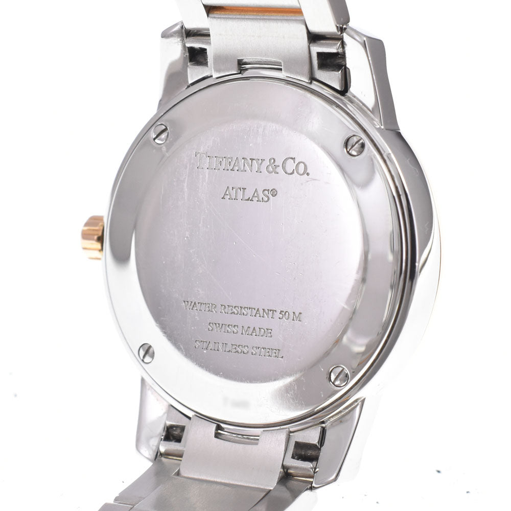 TIFFANY&Co. Atlas Dome Date Z1830 Silver Dial Quartz Ladies
 Watch N#151285