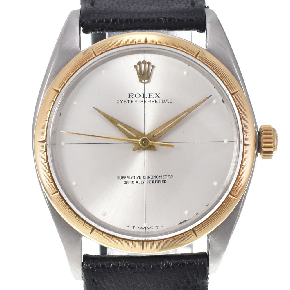 ROLEX Oyster perpetual 1008 vintage Cal.1560 Silver Dial Automatic Men's
 Watch N#151288