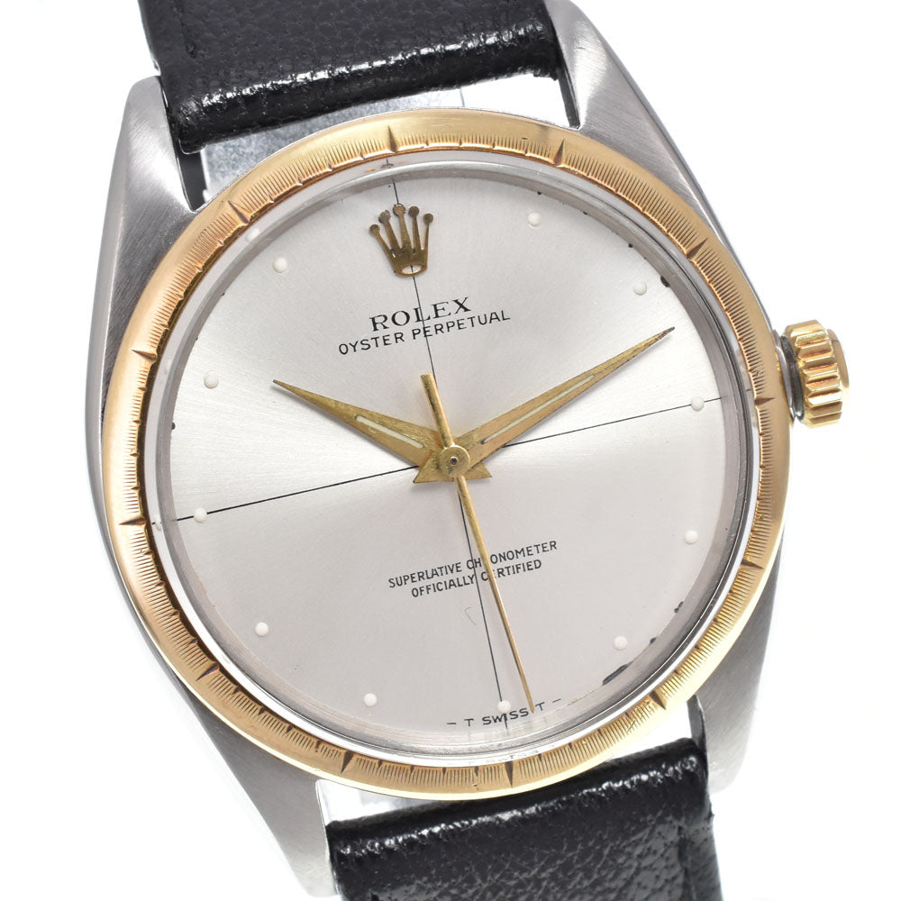 ROLEX Oyster perpetual 1008 vintage Cal.1560 Silver Dial Automatic Men's
 Watch N#151288