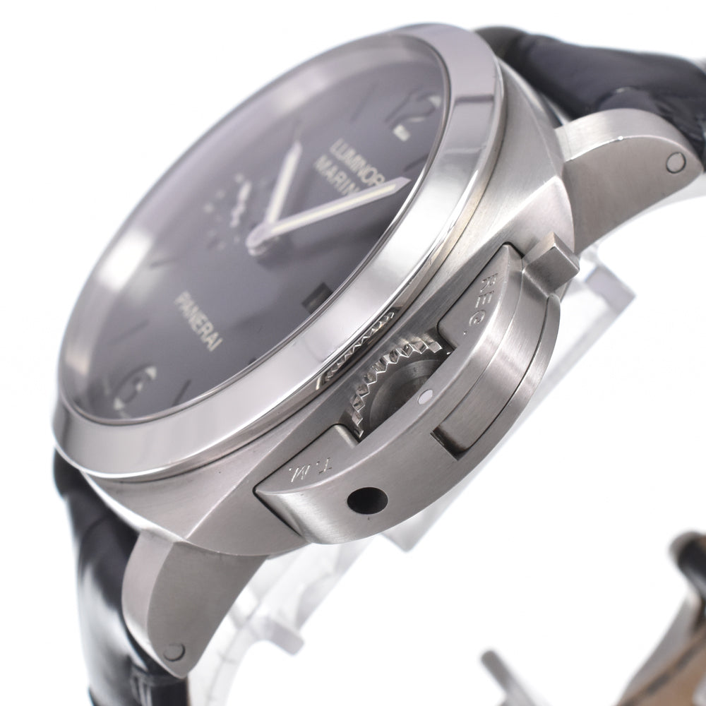 with paper PANERAI Luminor Marina 1950 3 Days PAM00312 black Dial Automatic Men's
 Watch N#151290