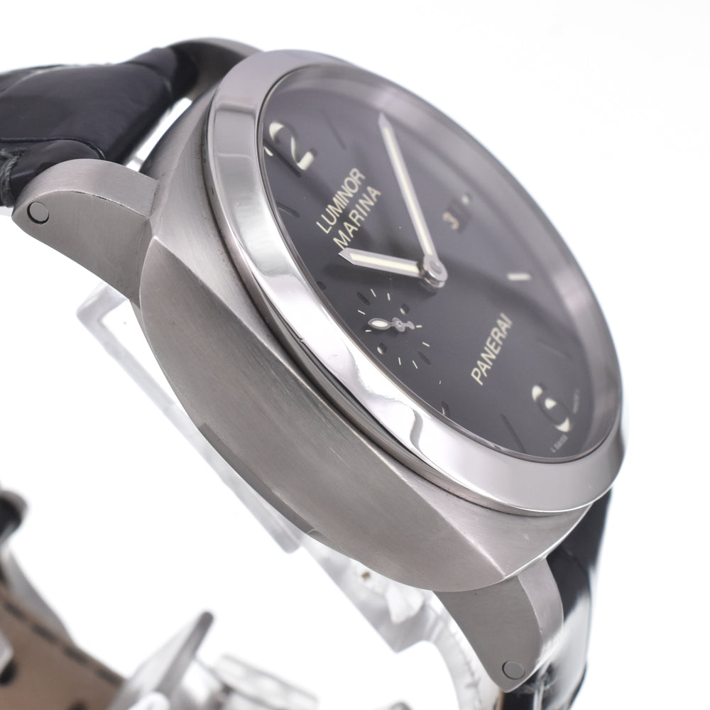 with paper PANERAI Luminor Marina 1950 3 Days PAM00312 black Dial Automatic Men's
 Watch N#151290