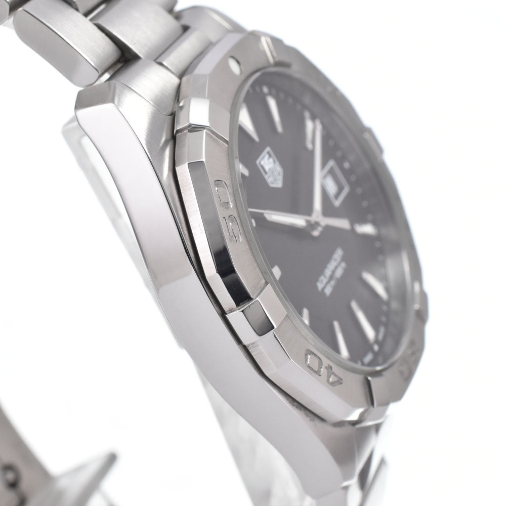 with paper TAG HEUER Aqua racer WAY1110 black Dial Quartz Men's
 Watch N#151293